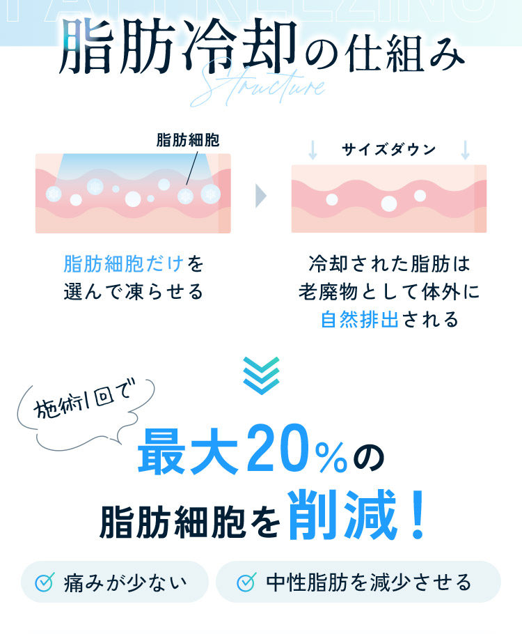 脂肪冷却の仕組み